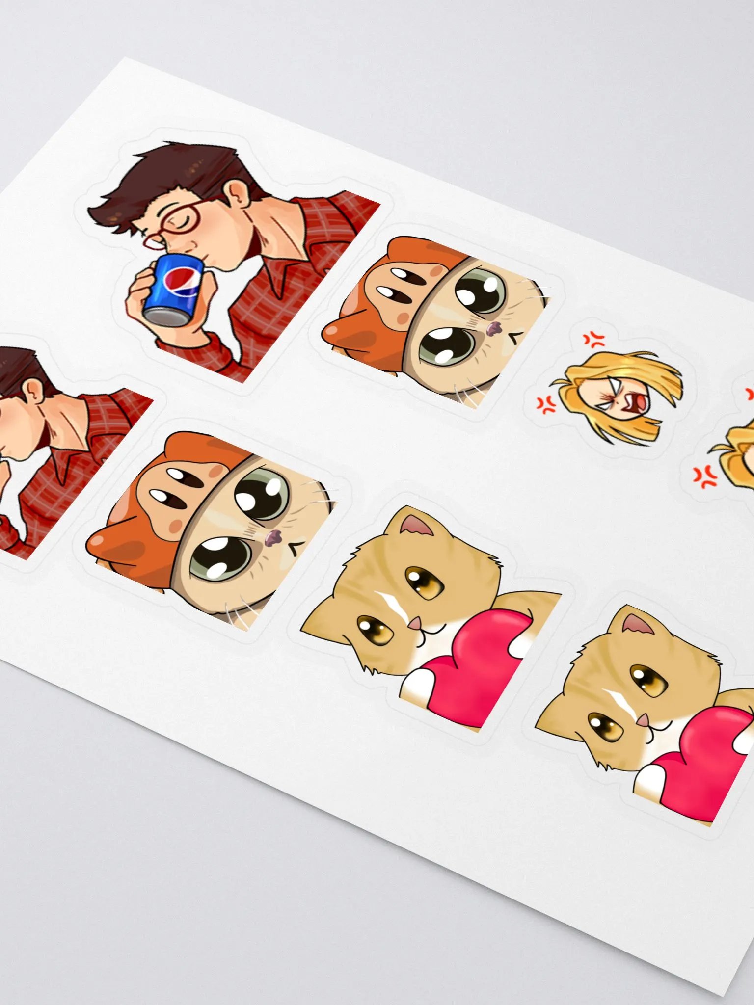 Jimmy D and Aly Stickers product image (2)