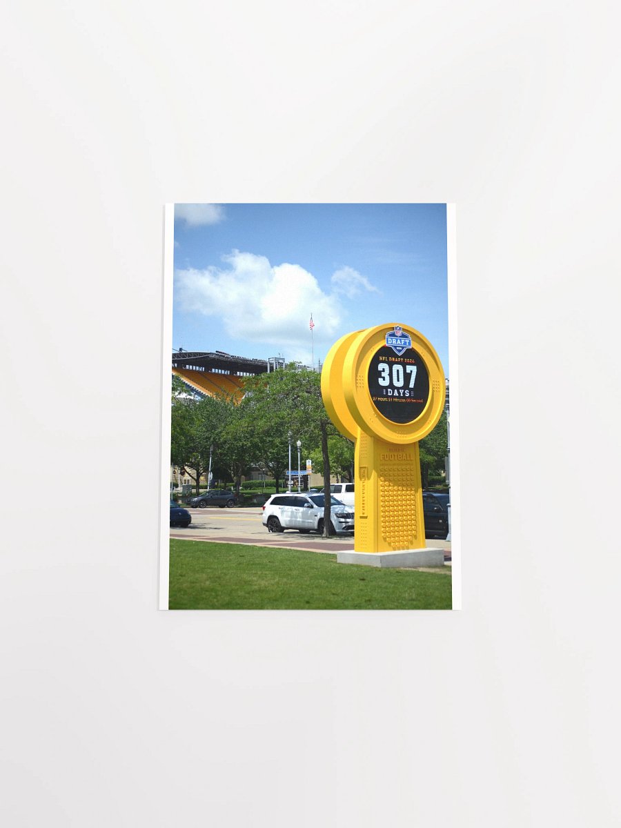 Pittsburgh- NFL Draft Clock - print/poster product image (4)