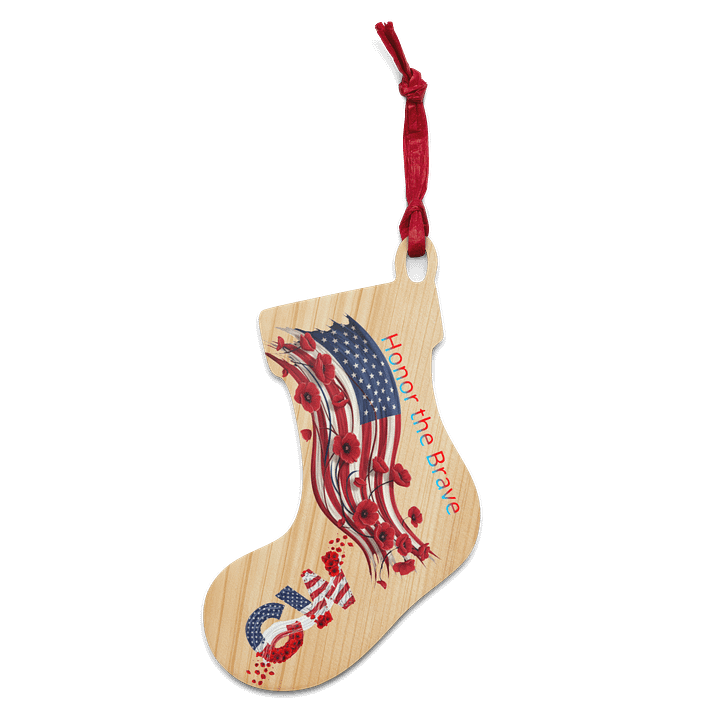 Honor the Brave Wooden Ornaments product image (5)