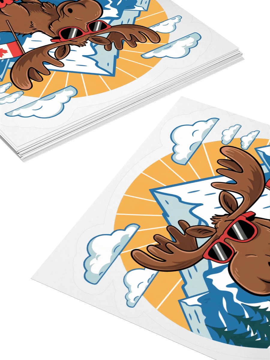 Oh, Canada! Moose Vinyl Stickers product image (12)