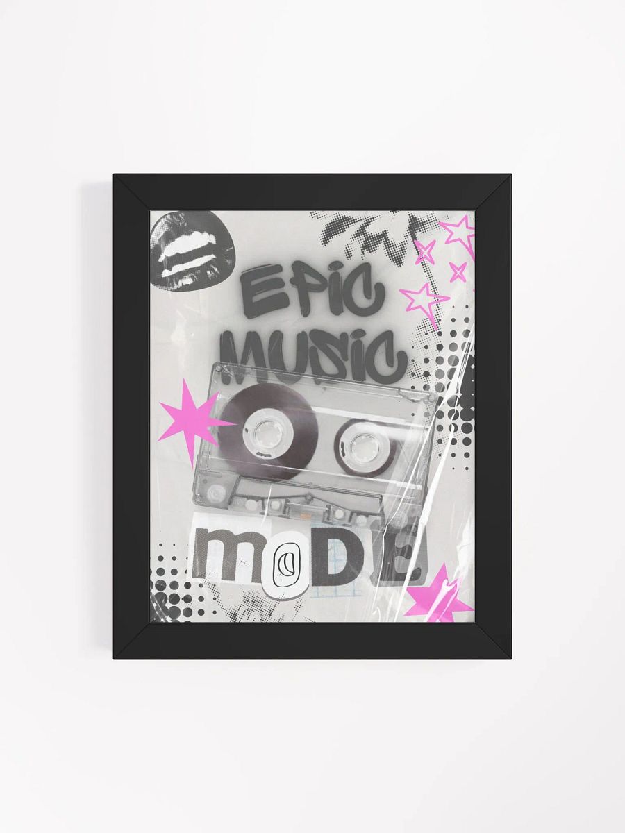 EPIC MUSIC MODE Framed poster product image (24)
