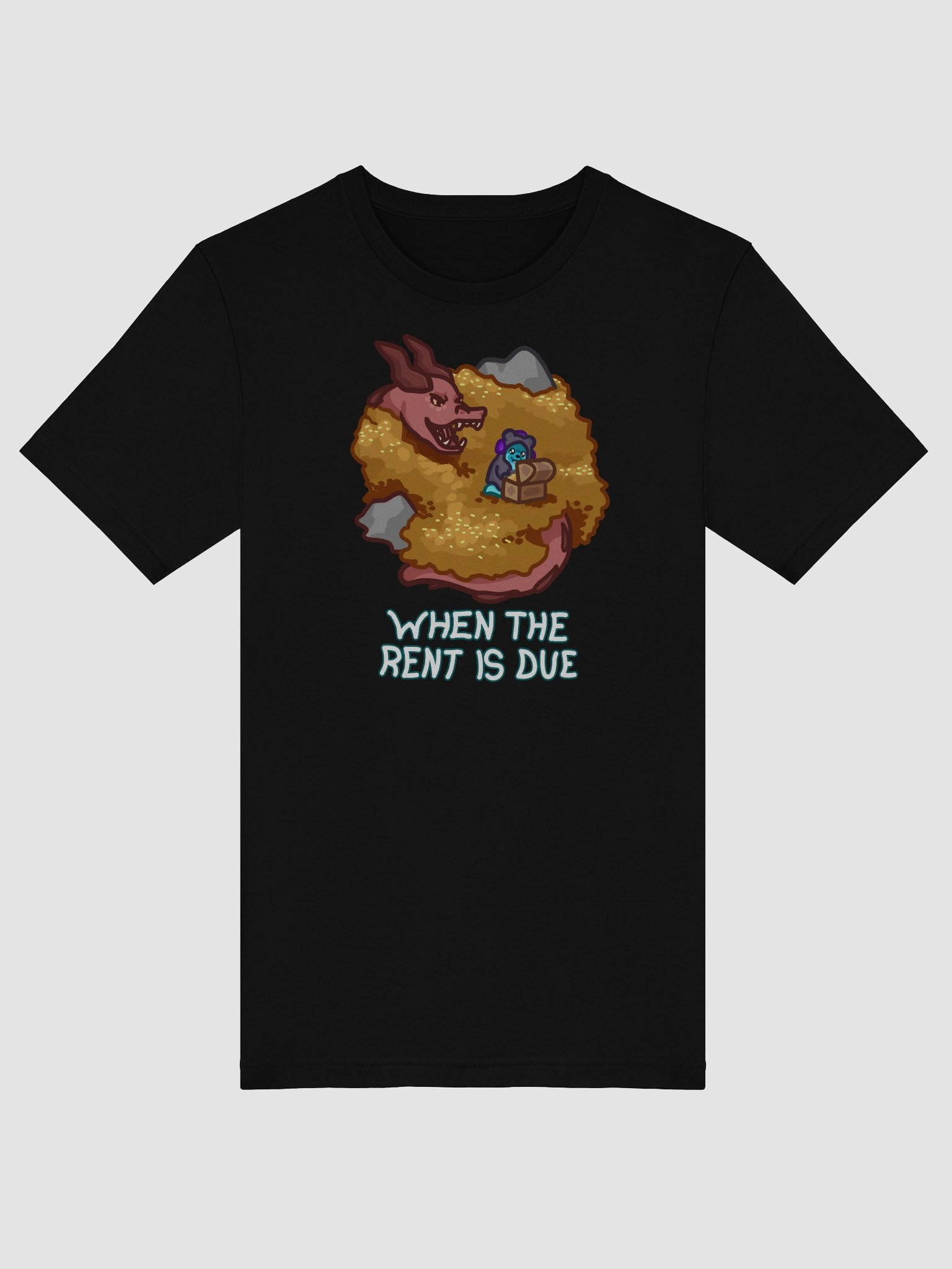 When the Rent is Due - T-Shirt product image (5)