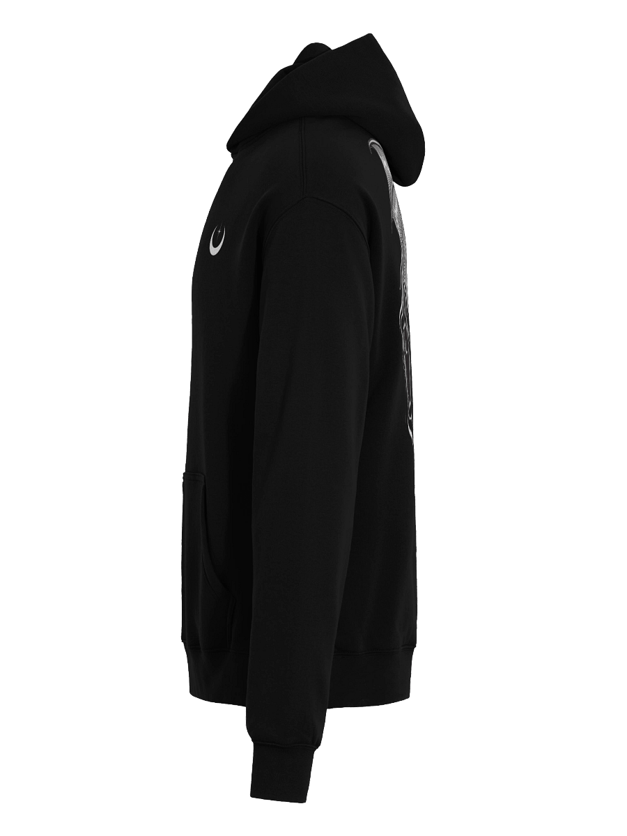 Gothic Bat and Skull Oversized Hoodie product image (7)