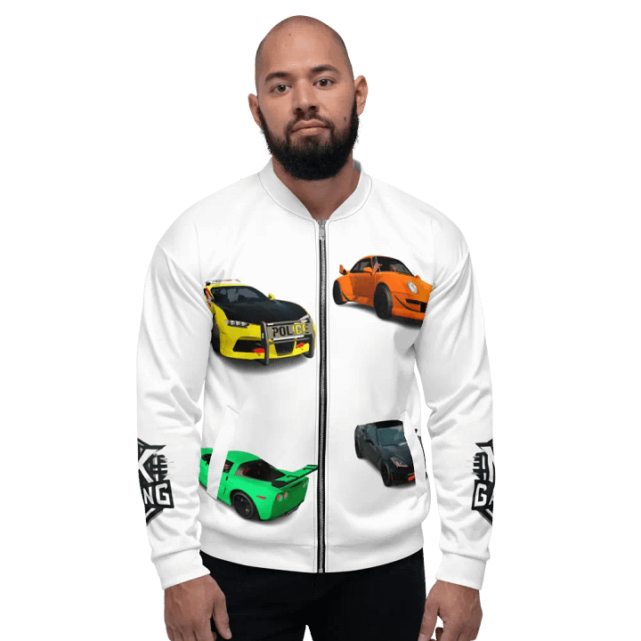 Speedster Dreams All-Over Print Bomber Jacket product image (2)