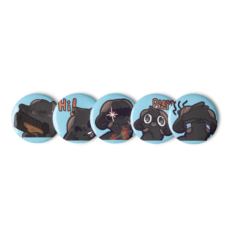 Classic Goat Emote Pins product image (5)