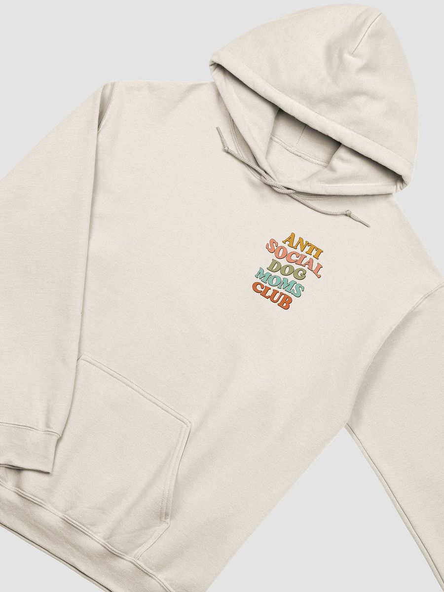 Anti Social Dog Moms Club Retro Hooded Sweatshirt | Funny Introvert Hoodie for Dog Moms product image (36)