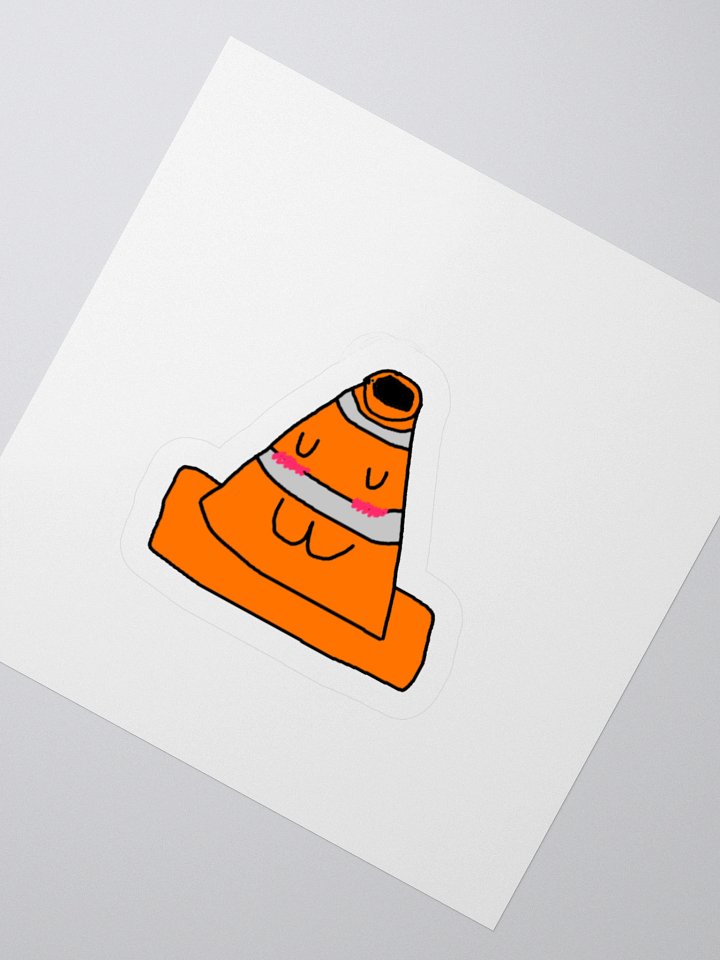 uwu cone sticker product image (2)