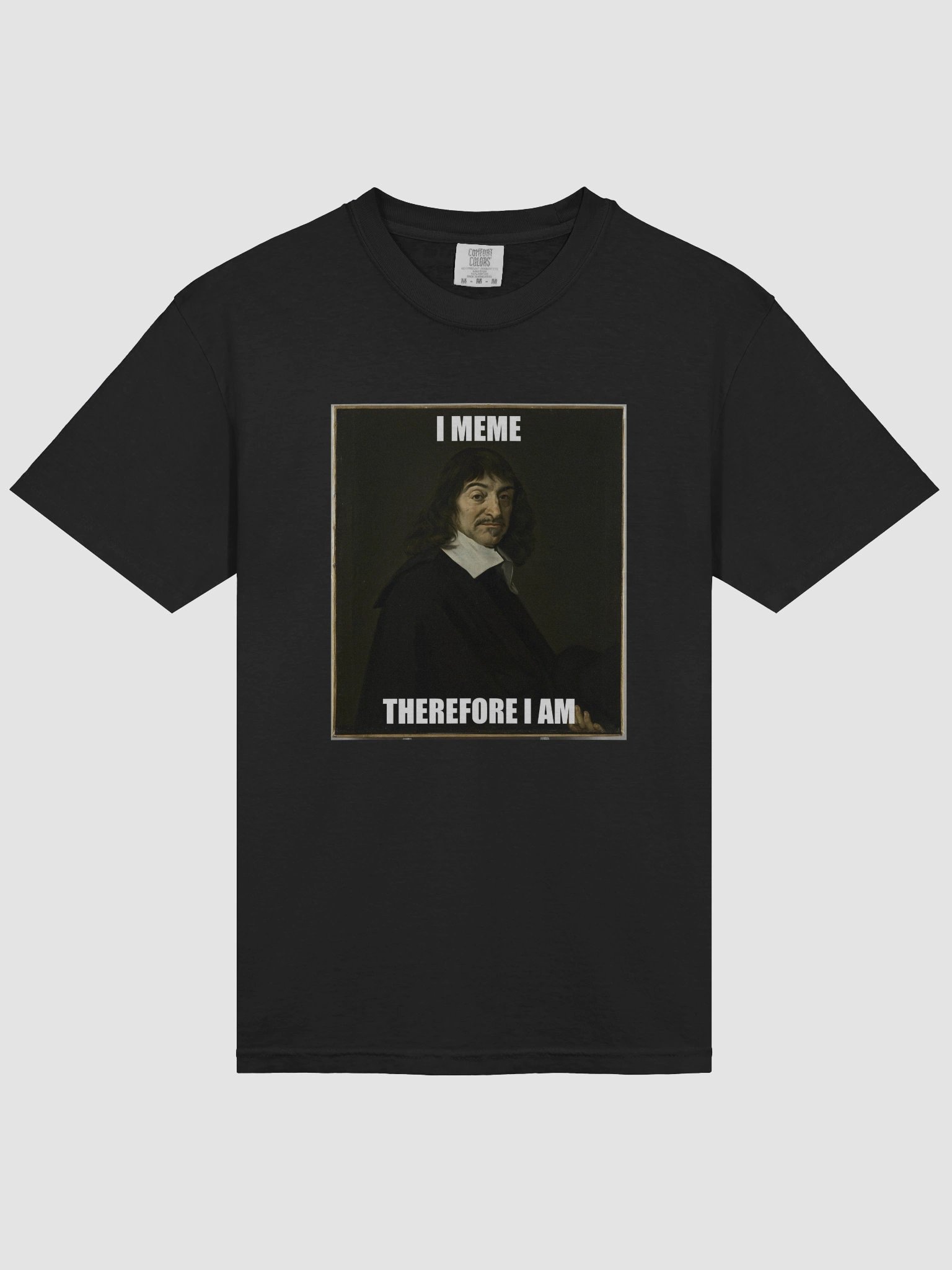 I meme therefore I am - Philosophical Meme T-Shirt René Descartes product image (3)