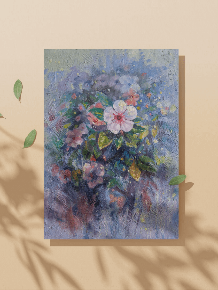 Flowers-Oil Painting Canvas Print product image (1)