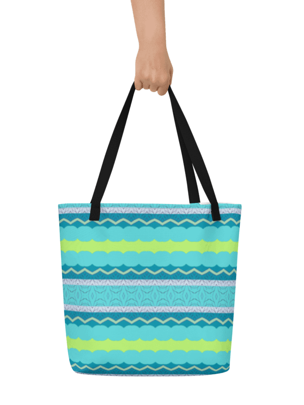 Summer Breeze Pattern Large Tote w/ Inside Pocket product image (2)