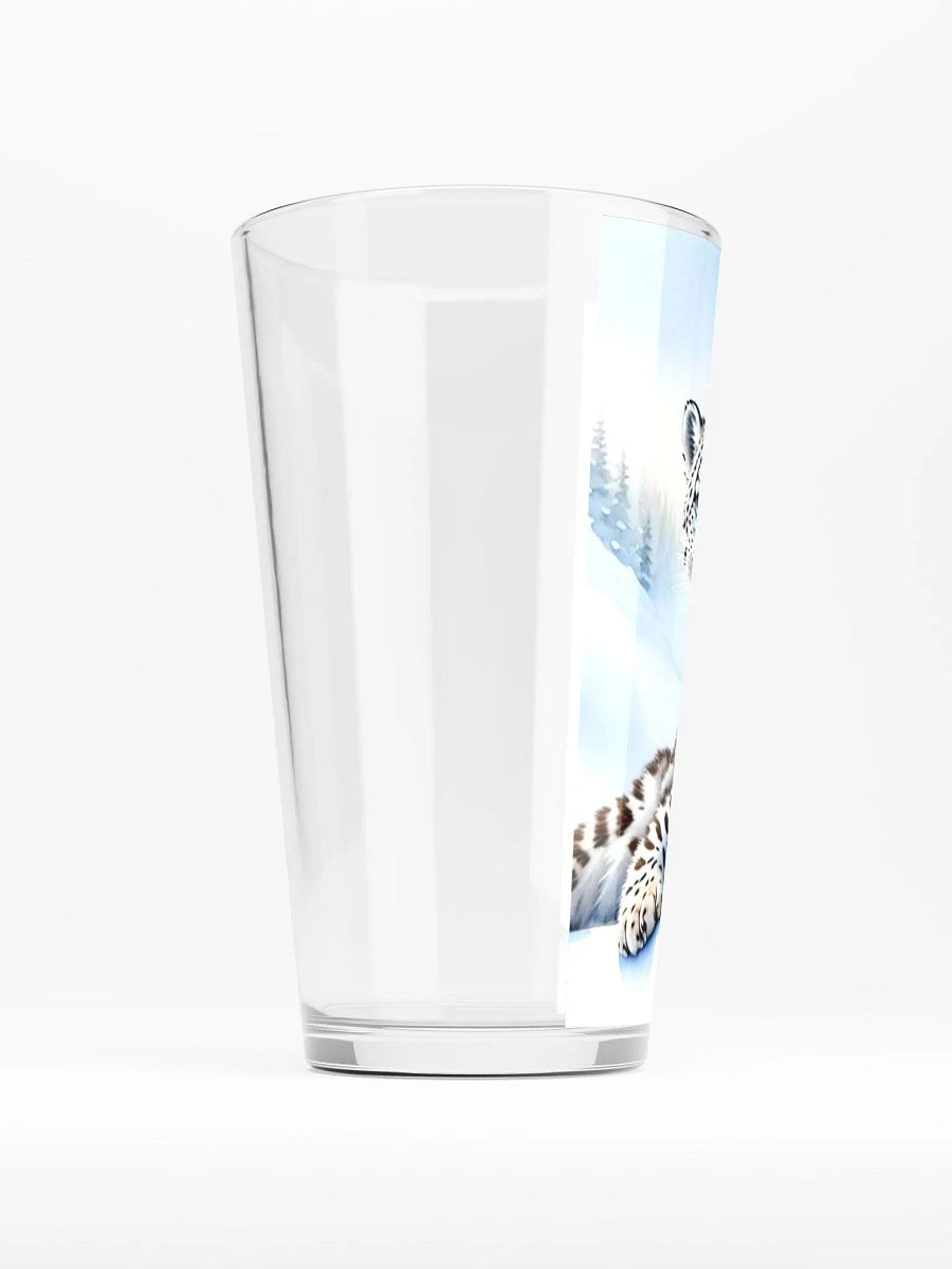 Snow Leopard Serenity Pint Glass product image (2)
