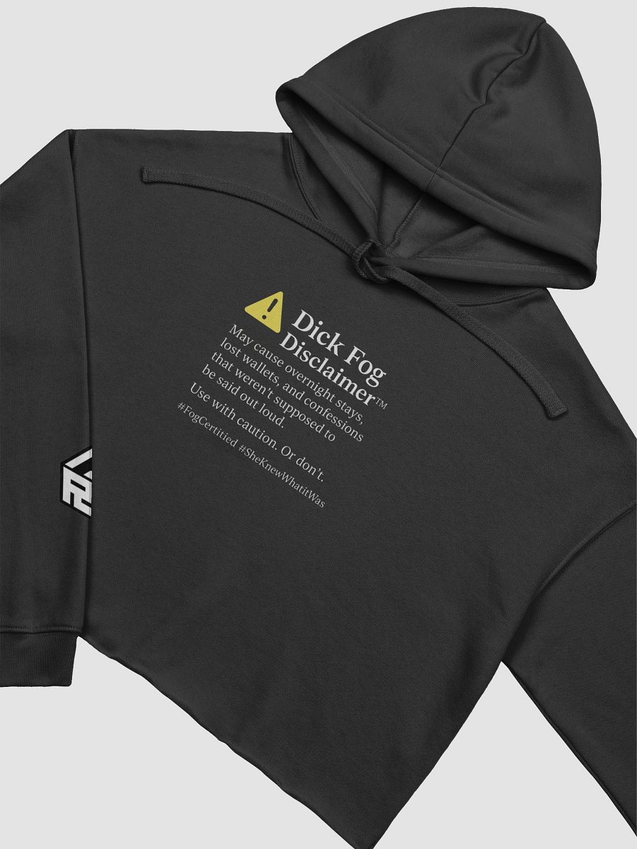 Dick Fog Disclaimer™ Crop Hoodie product image (5)