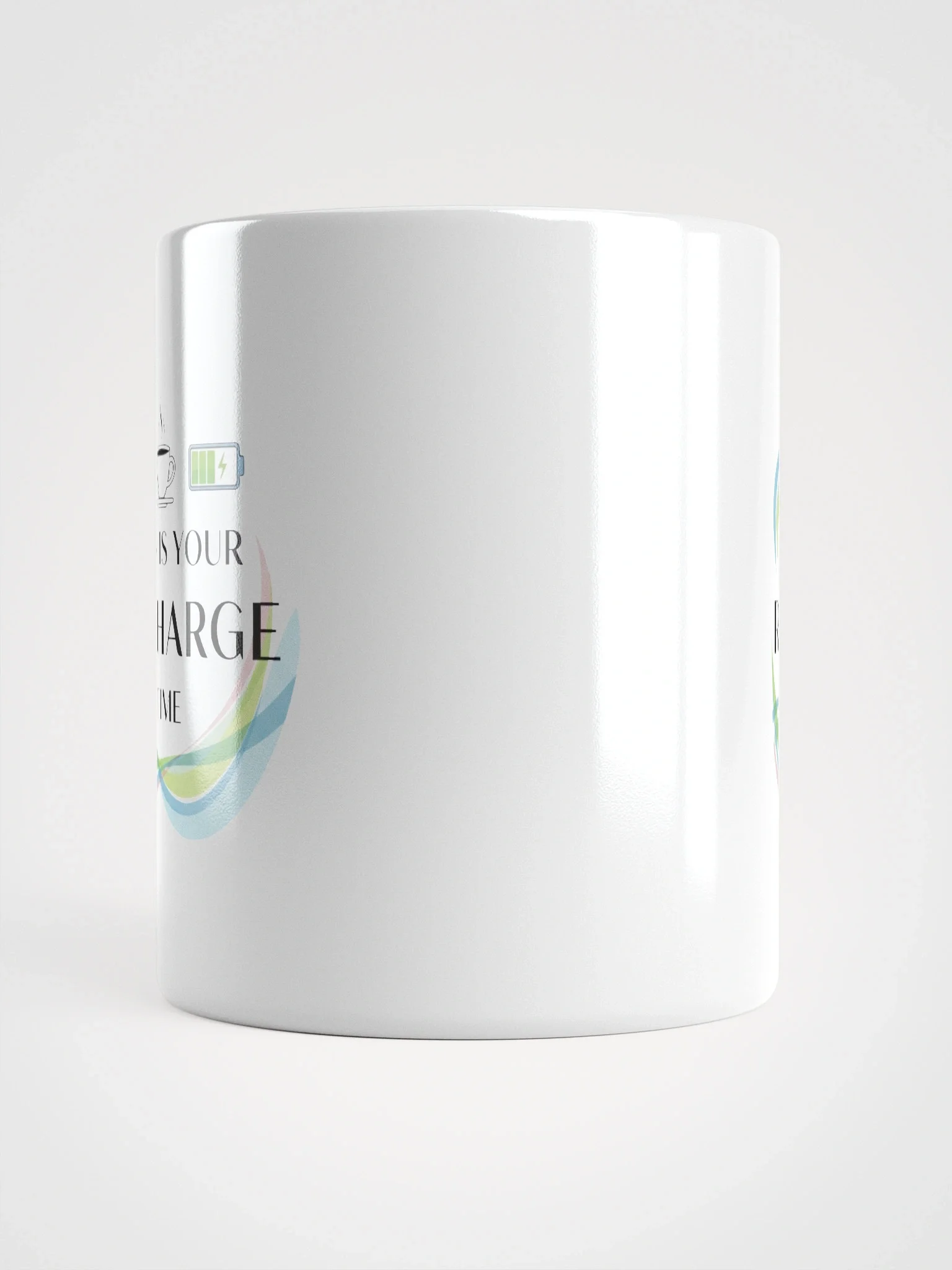 Recharge Time Mug – Motivational Coffee Cup for Relaxation & Self-Care Breaks product image (6)