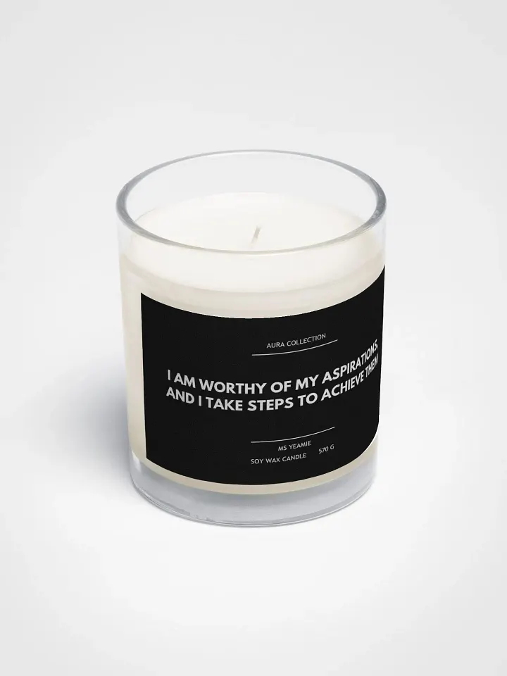 Aura Collection: I Am Worthy Soy Wax Candle product image (2)