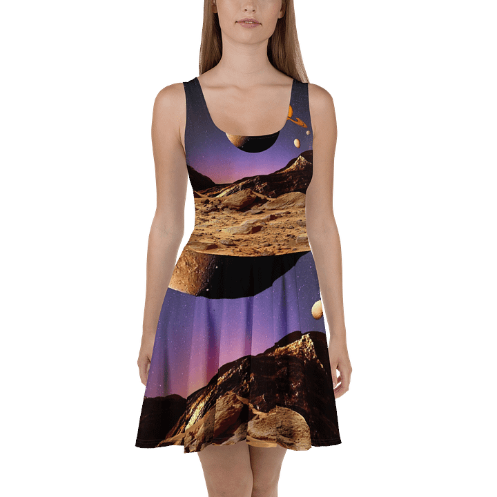 'Floating' Vibrant Melodies Skater Dress product image (2)