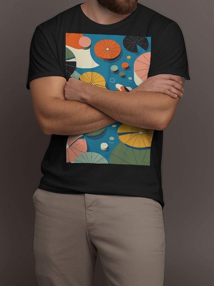 Culture Haus Graphic T-Shirt - Pop Art Koi Fish product image (1)