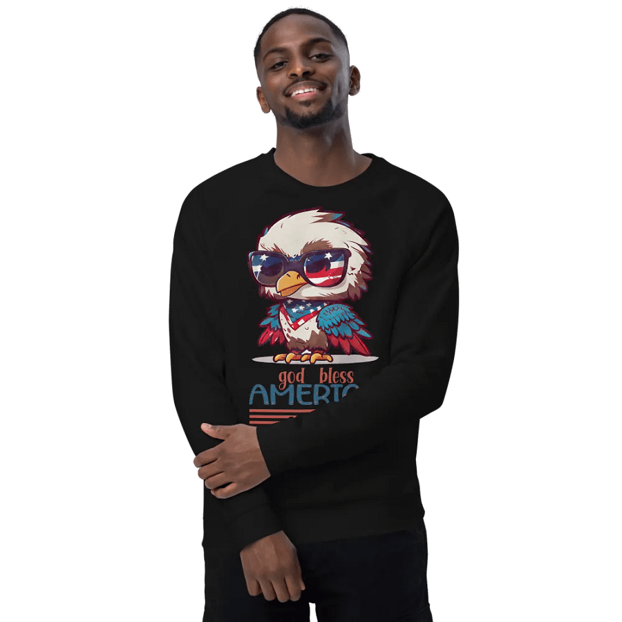 Eco Warrior Eagle Raglan Sweatshirt product image (7)
