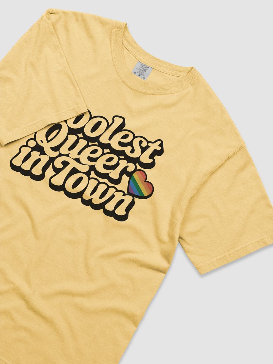 Coolest Queer in Town Rainbow Heart T-Shirt product image (17)