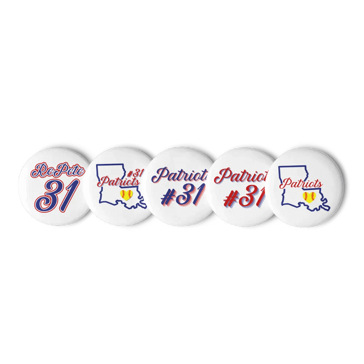 Patriots #31 Pin Button Set product image (1)