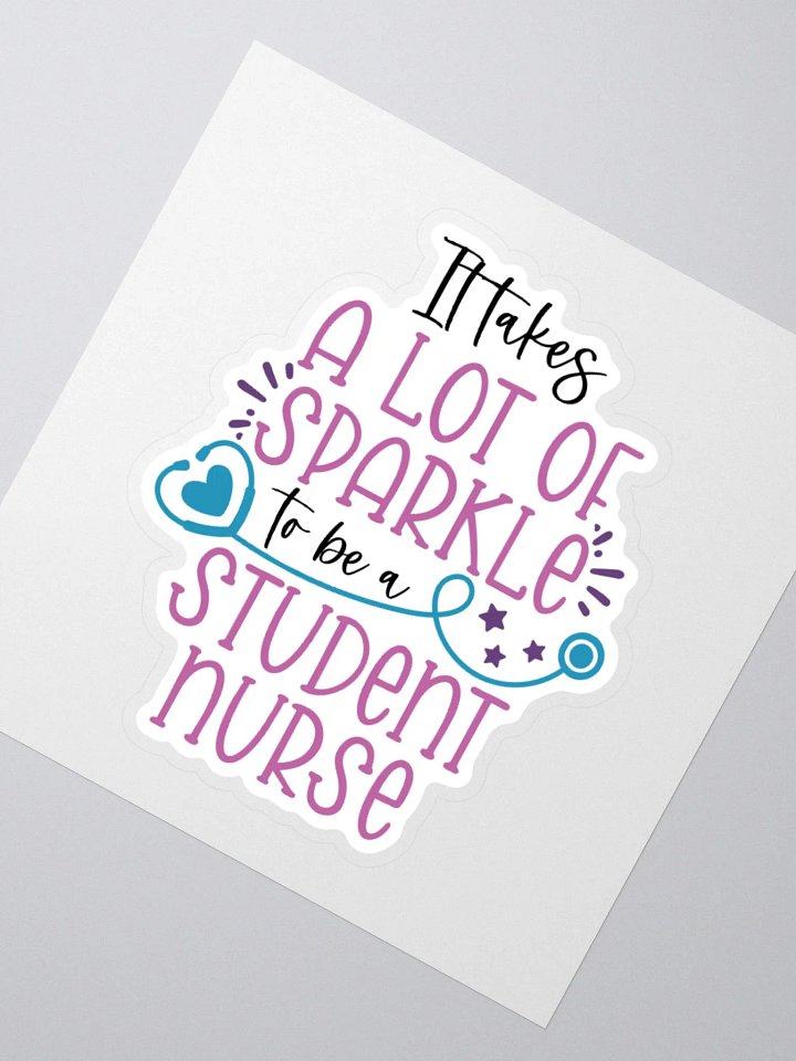 Sparkle Student Nurse Sticker product image (5)
