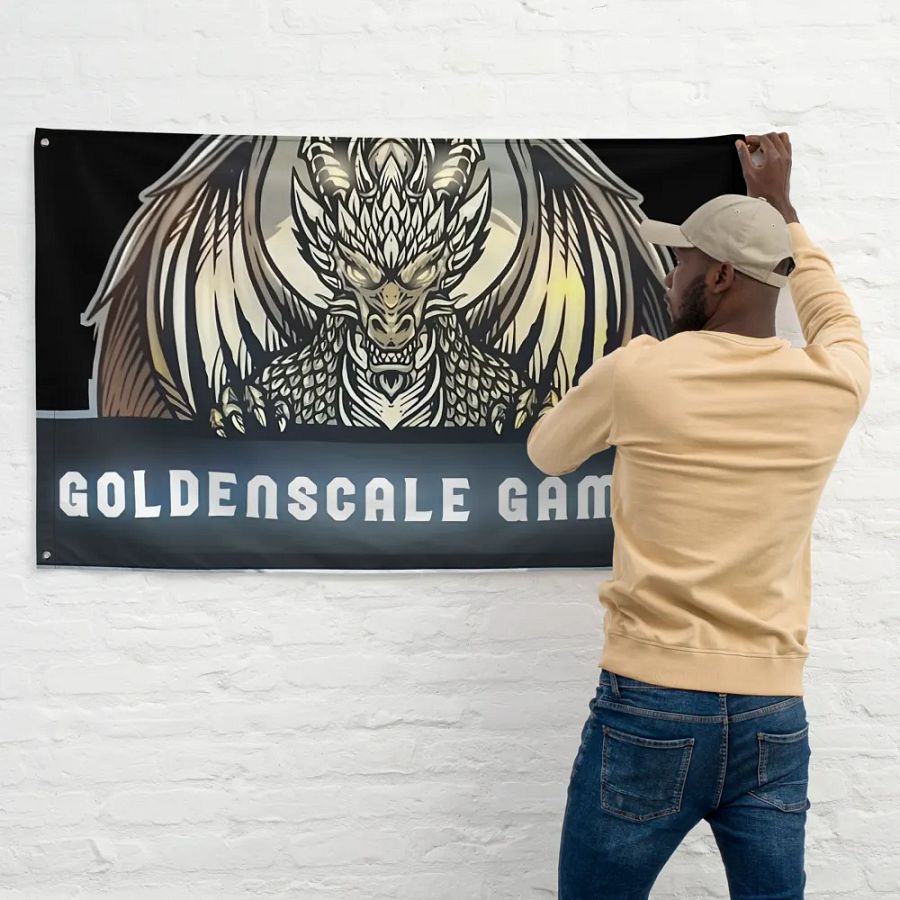 goldenScale Gaming Team Flag product image (11)