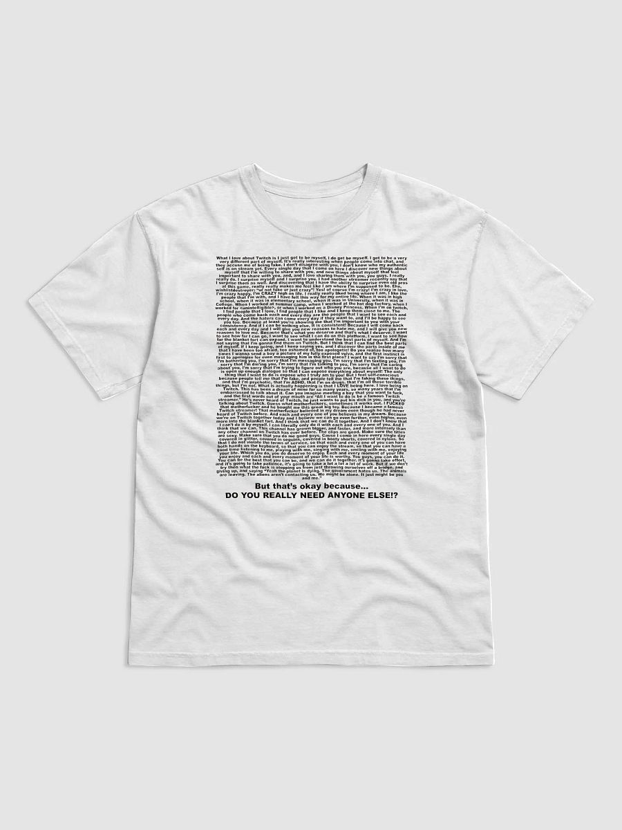 DO YOU REALLY NEED ANYONE ELSE? product image (1)