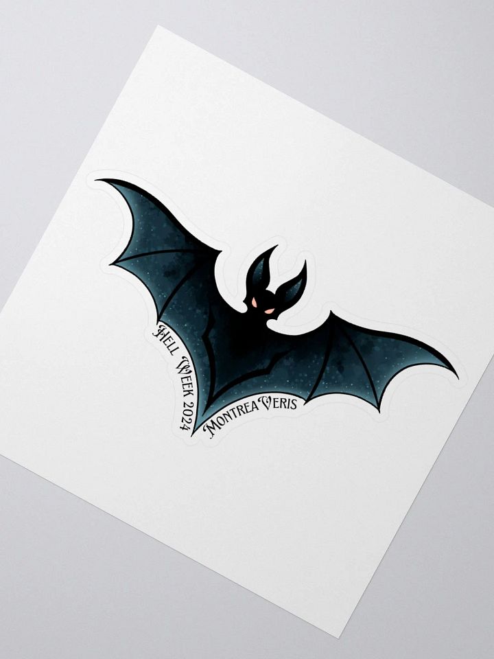 Hell Week 2024 Bat Kiss Cut Sticker product image (2)