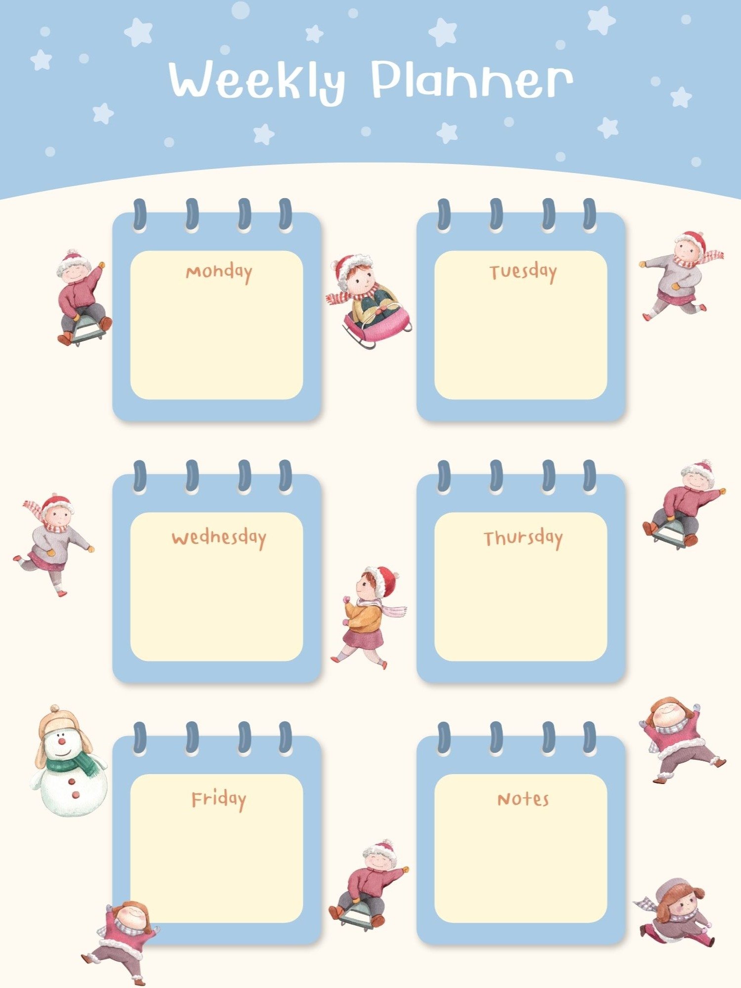 Bright Digital Monthly Planner for Schoolers product image (9)