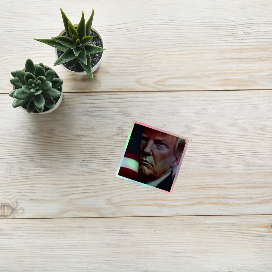 Trump Tough Holographic Sticker product image (10)