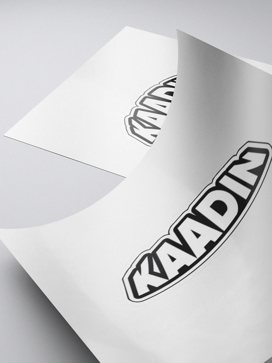 Kaadin - Black and White Sticker product image (4)