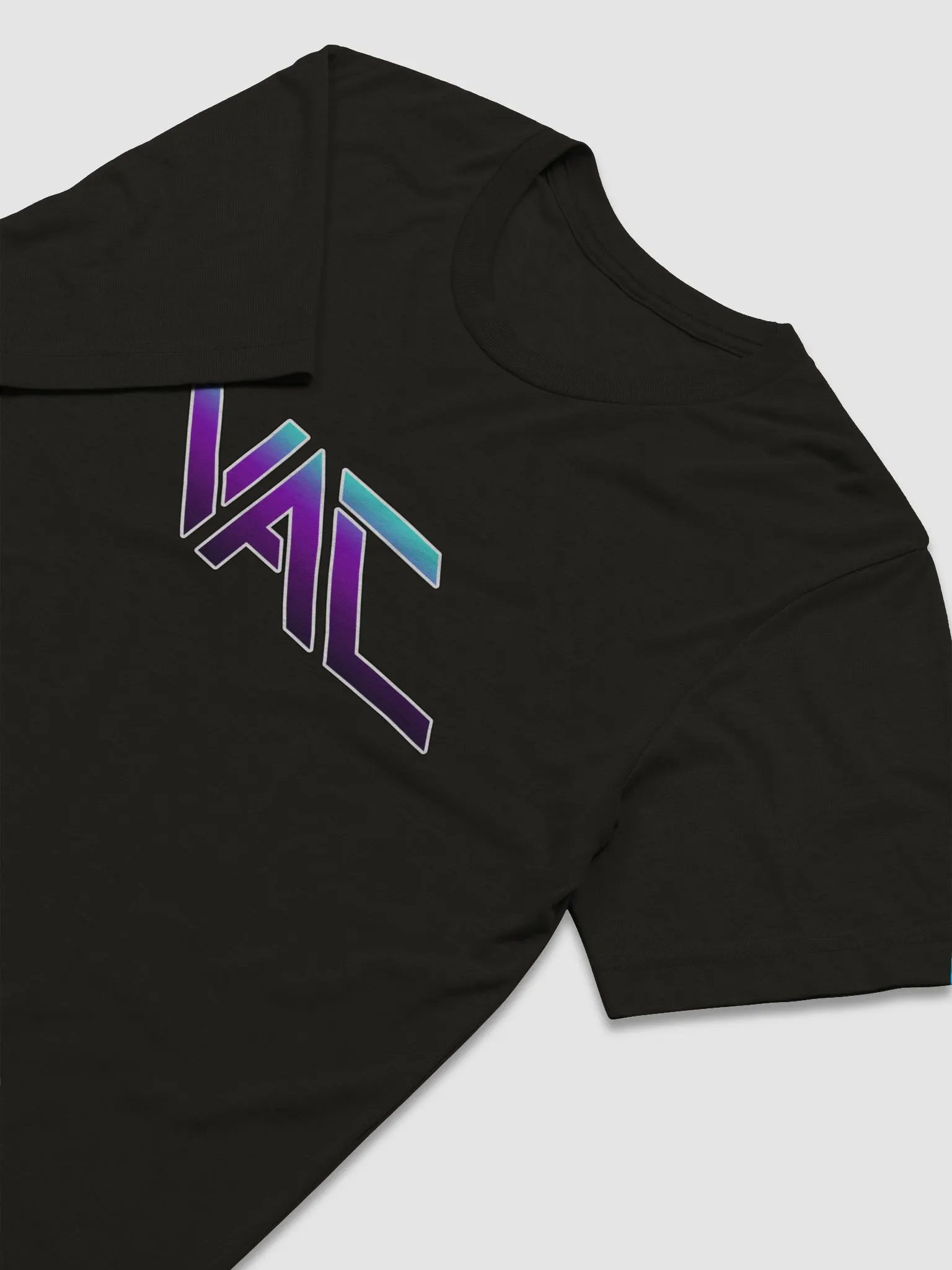 BLACK T-Shirt (Blue/purple VAC logo) product image (3)