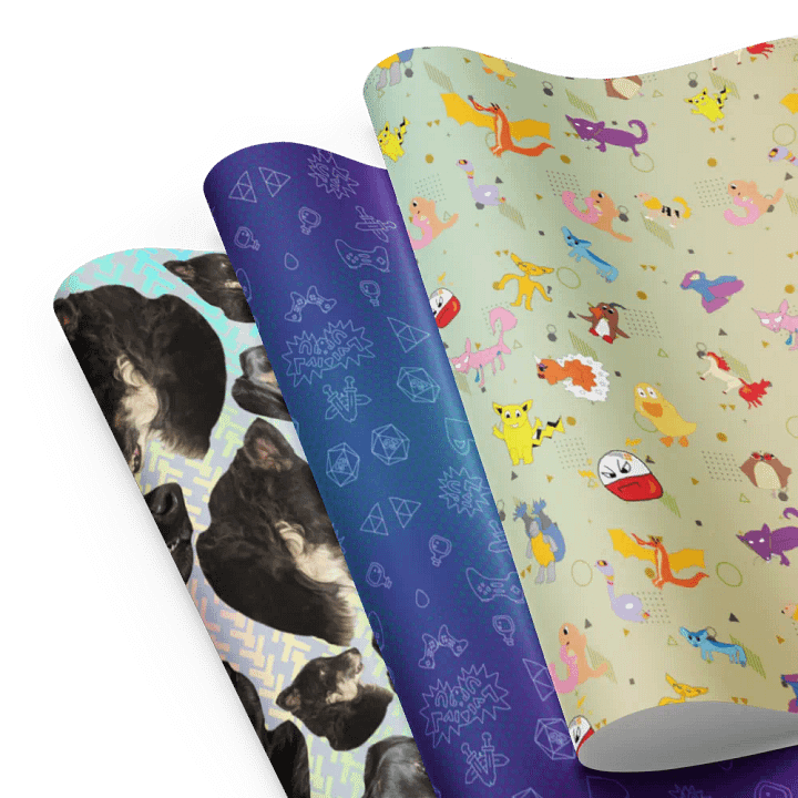Teef, Nerds, and Pokemon Wrapping Paper Bundle product image (1)