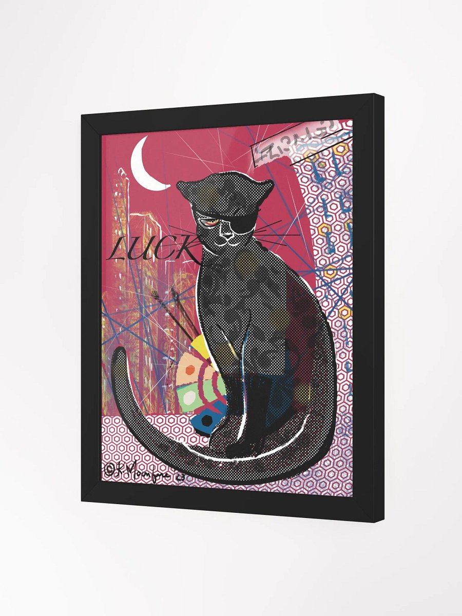 CityCatPaint 'Lucky Red' - Framed Art product image (3)