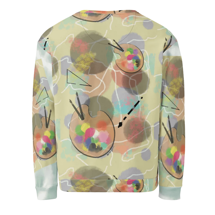 AbstractWear #3 Unisex Art Sweatshirt/Pastels product image (2)