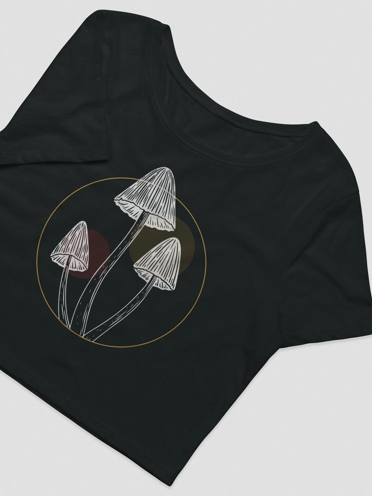 Mushroom Logo Crop Tee product image (3)
