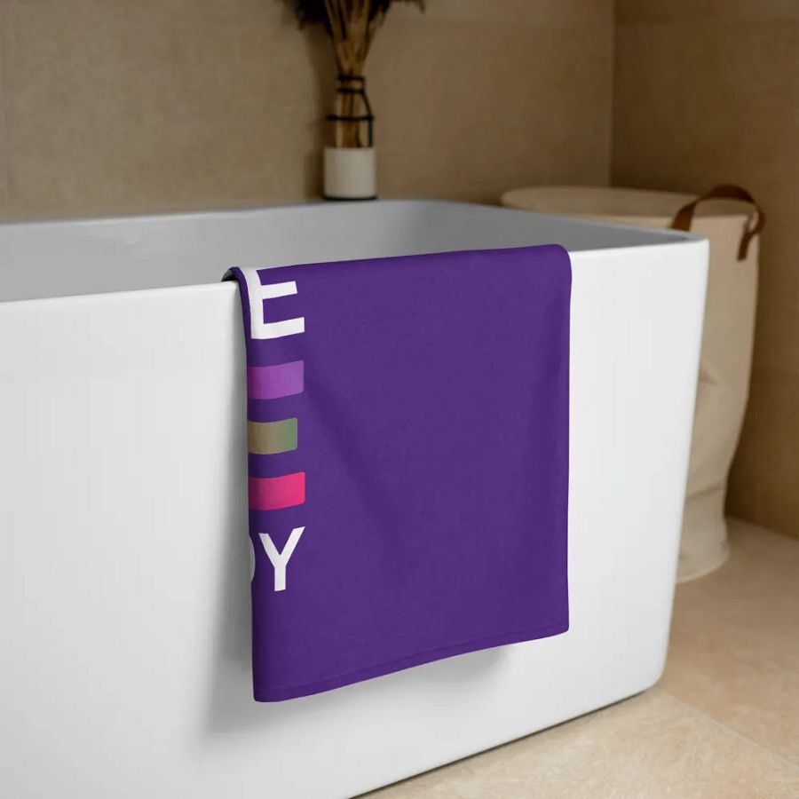 Infinite Love Infinite Joy Block Towel product image (3)
