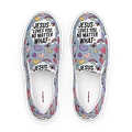 Jesus Loves You Slip-On Canvas Shoes product image (1)