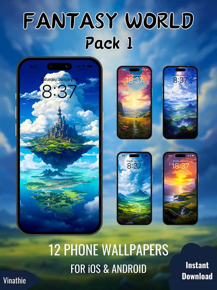 Fantasy World | Pack 1 | Phone Wallpaper product image (1)