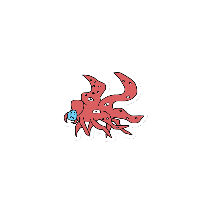 Red AI Shoggoth Magnet product image (1)