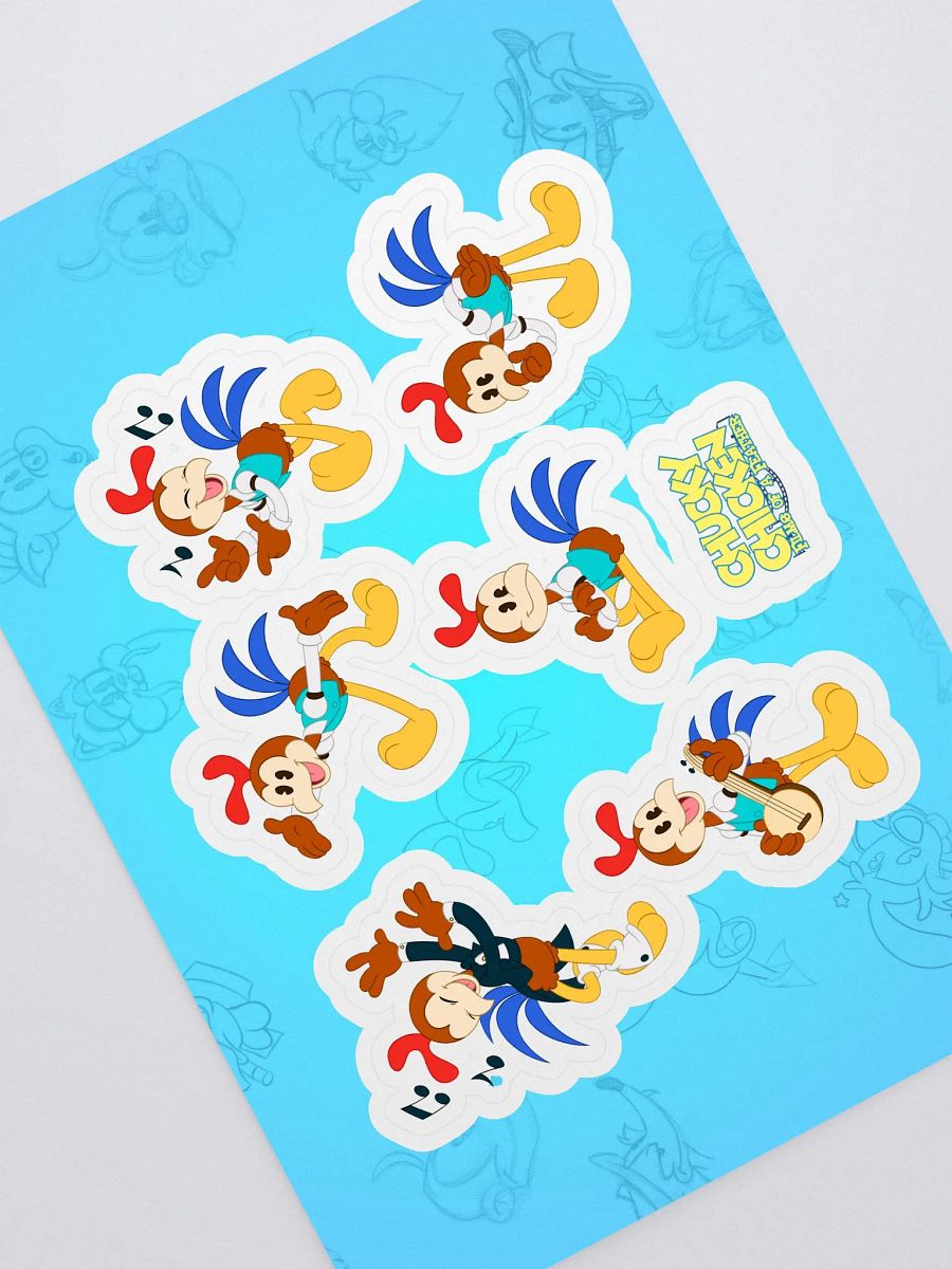 Chucky Chicken Sticker Sheet product image (1)