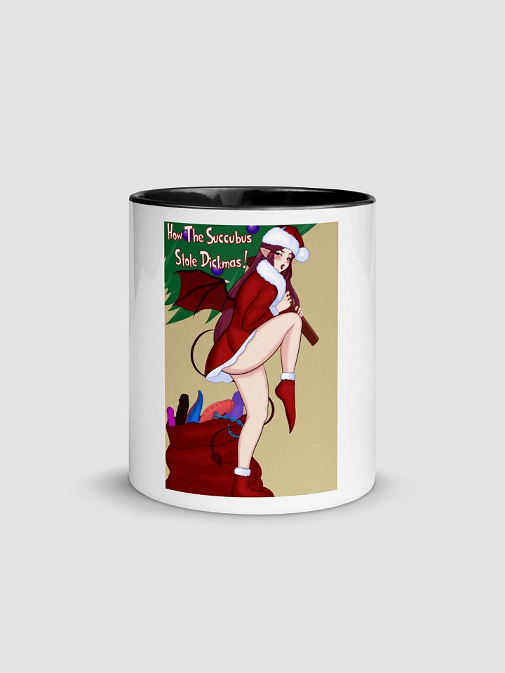 Succ Stole Dickmas Ceramic Mug with Color Inside product image (1)