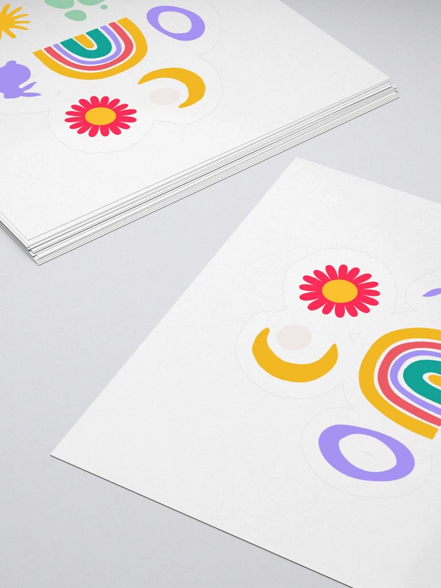 Whimsical Shapes Vinyl Stickers Set product image (16)