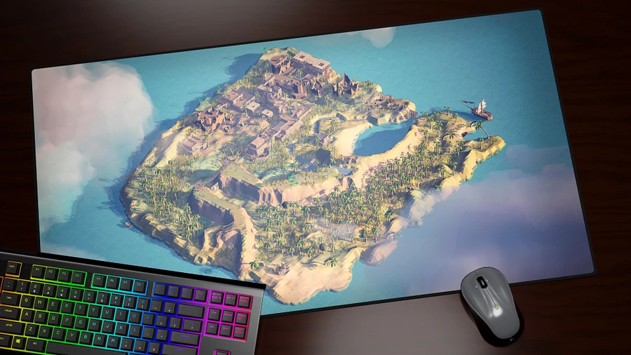 Ape Atoll | Premium Wide OSRS Desk Mat product image (4)