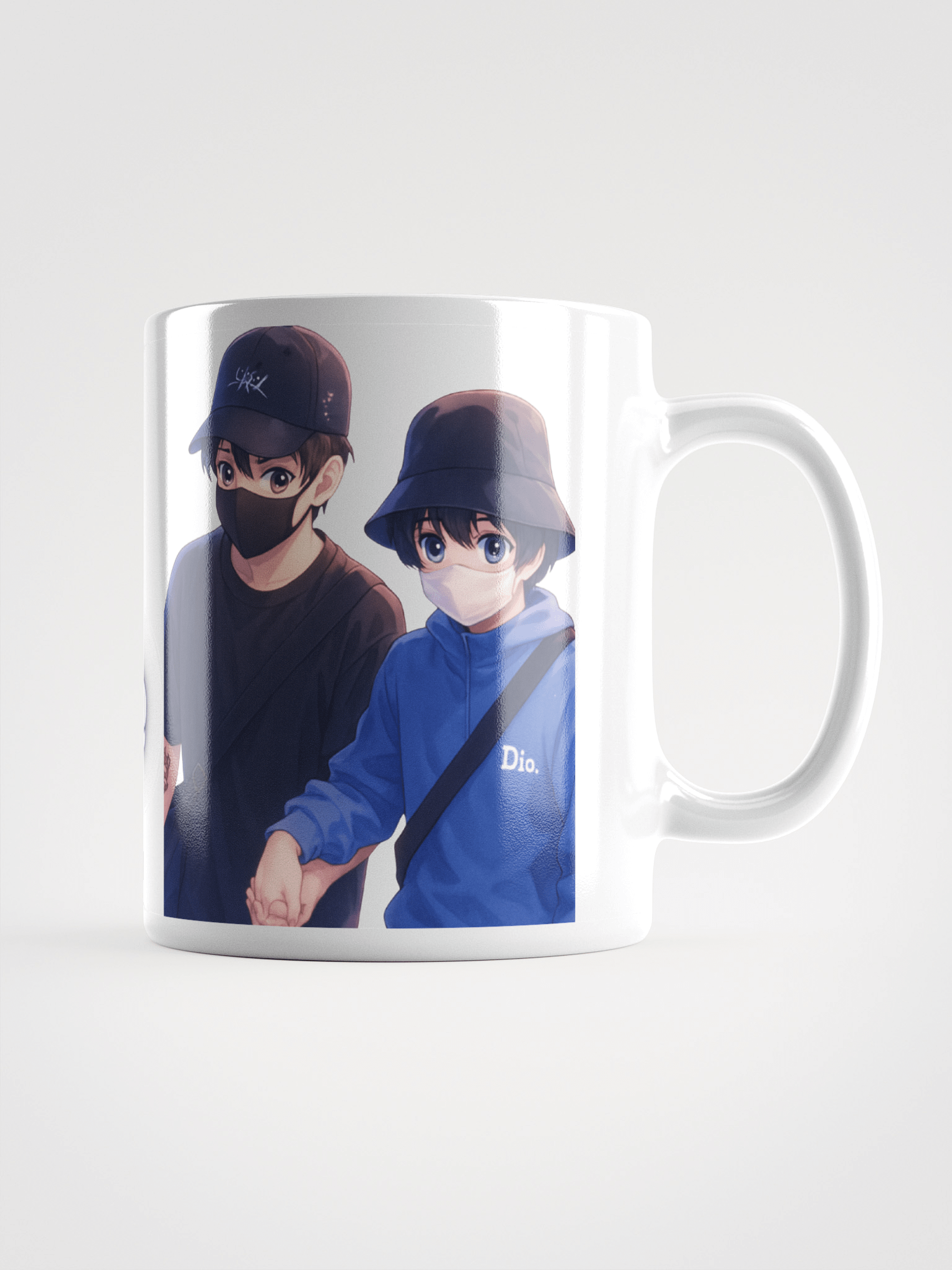 Airport hand holding Mug product image (1)