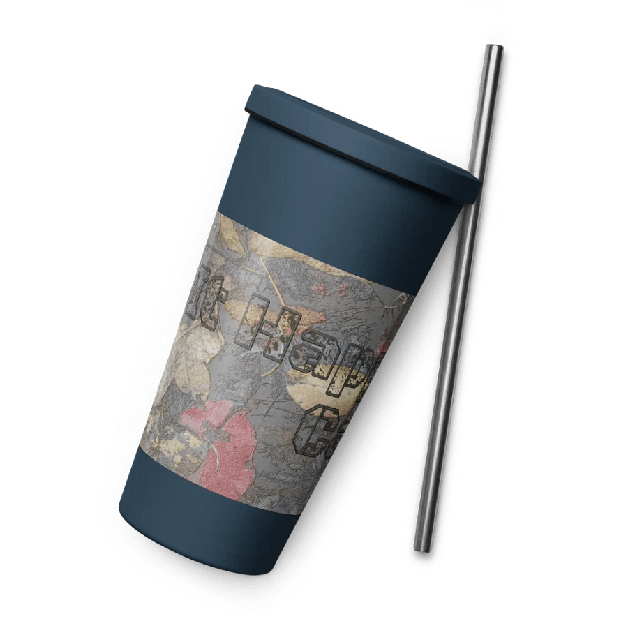 Insulated Tumbler with a Straw - MossyOak - It Happennnns Camo product image (9)