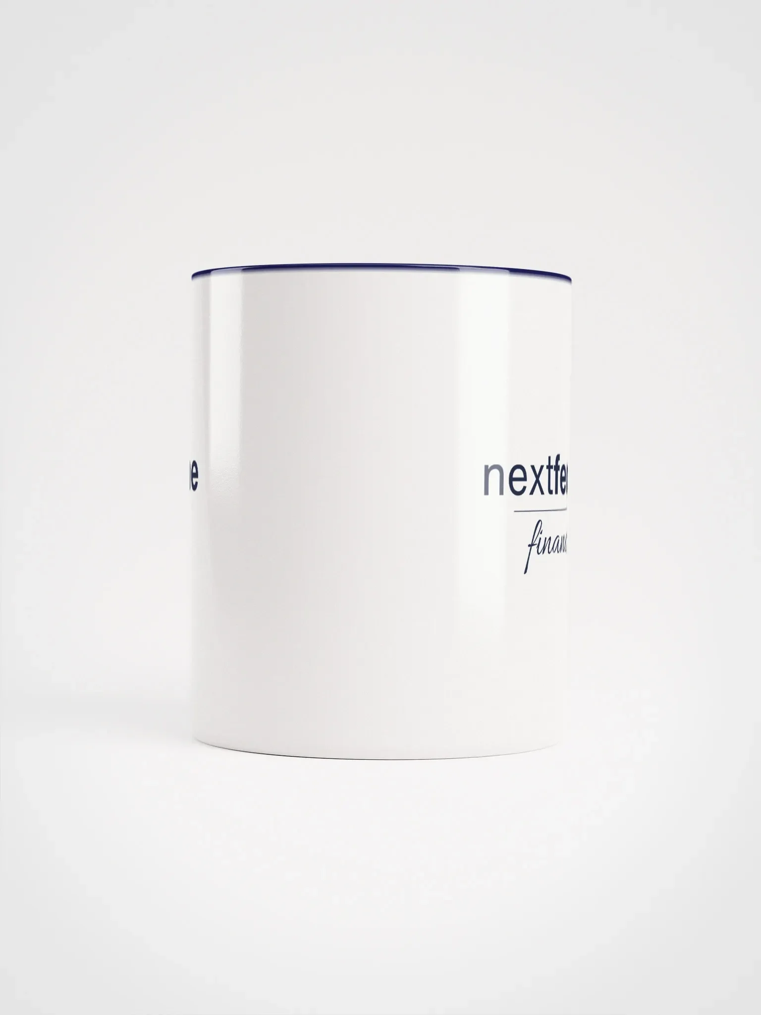 Repeated Ceramic Mug with Navy Logotype product image (5)