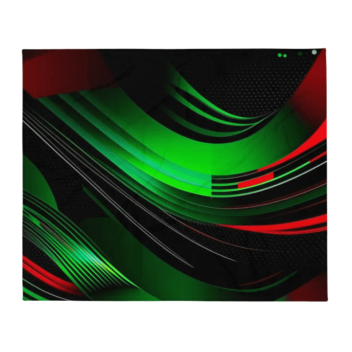 Midnight Racing Design Throw Blanket product image (2)