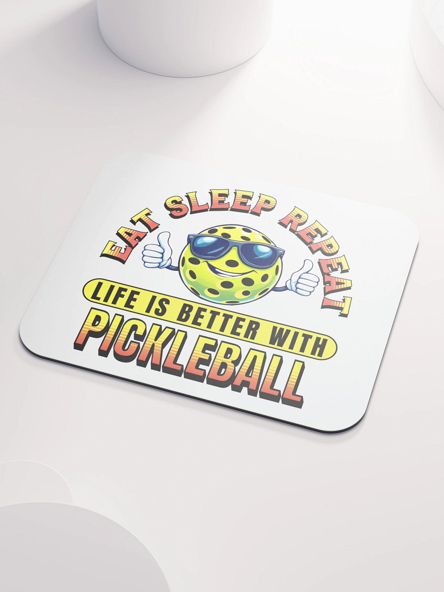 Eat Sleep Repeat Pickleball Thumbs Up Vibes Mouse Pad product image (3)