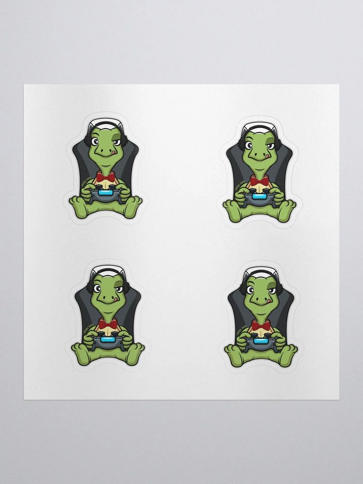 Gamer turtle stickers product image (1)