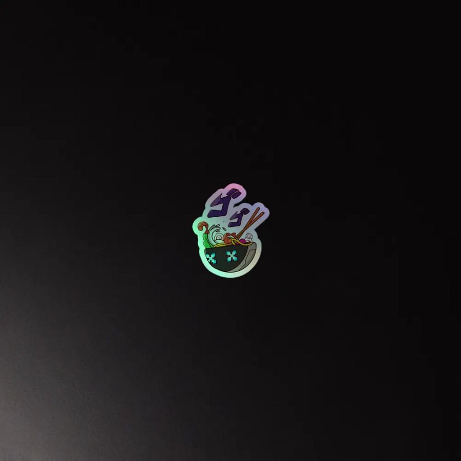 Bleep's Yomen Bowl holographic sticker product image (2)